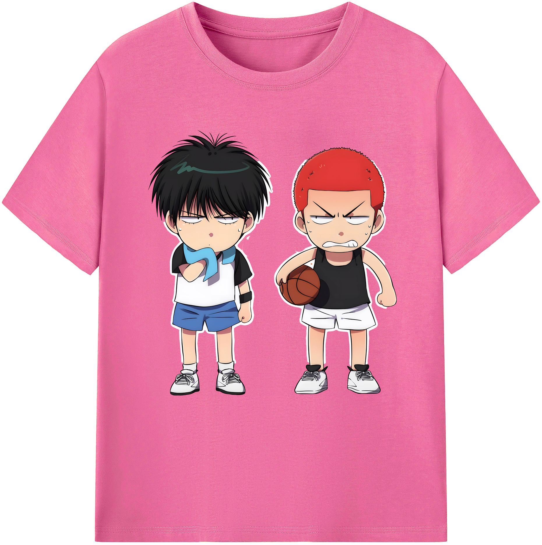 （画像用） SLAM DUNK／スラムダンク レディースカジュアルプリントTシャツ（綿100％）